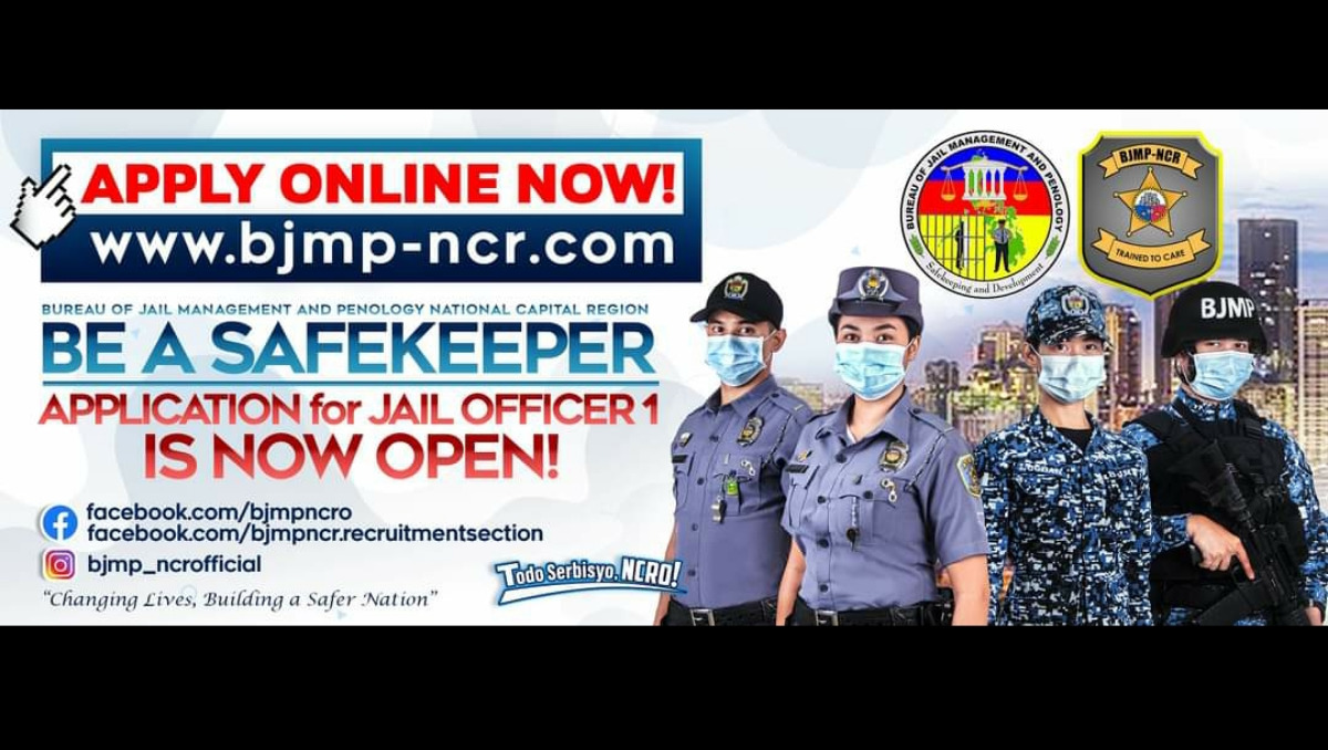 BJMP NCR is hiring Jail Officer 1. Apply now! - NewstoGov