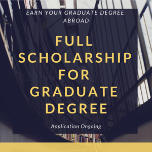 Scholarship for graduate degree