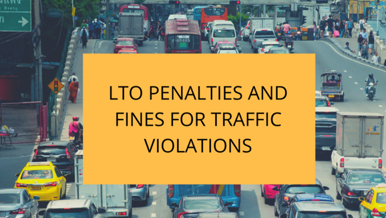 LTO Fines And Penalties For Traffic Violations 2022 NewstoGov