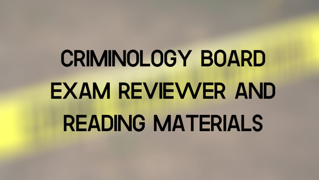 criminology reviewer