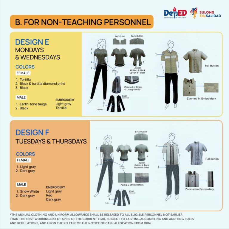 New DepEd Uniforms for Teachers & Personnel Reveal SY 2021-22 - NewstoGov