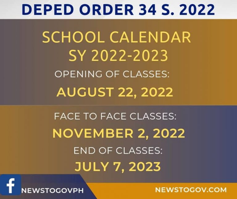 DepEd Order 34 S 2022 School Calendar 2022 2023 NewsToGov DepEd Order 34 S 2022 School Calendar 2022 2023 NewsToGov